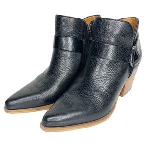 Sarto Franco Sarto Louella pointed toe leather heeled ankle booties